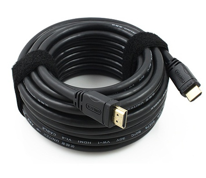 Cáp HDMI Unitek 10M V1.4 hỗ trợ 3D vỏ bọc rất chắc, đầu cáp mạ vàng 24K