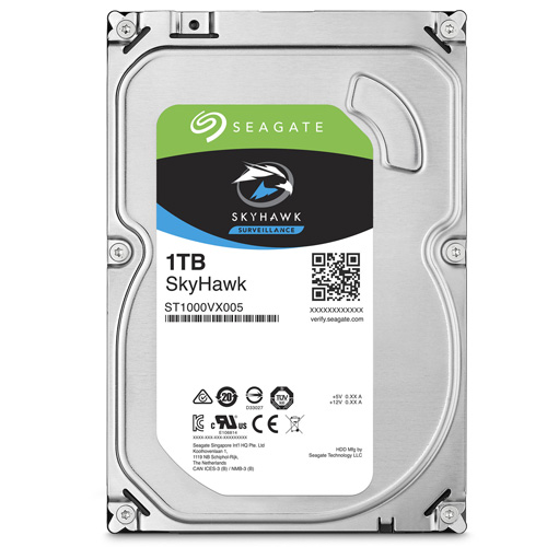 HDD Seagate Skyhawk 1TB 64MB ST1000VX005 dòng chuyên dụng camera hoạt động 24/7, tiết kiệm điện năng