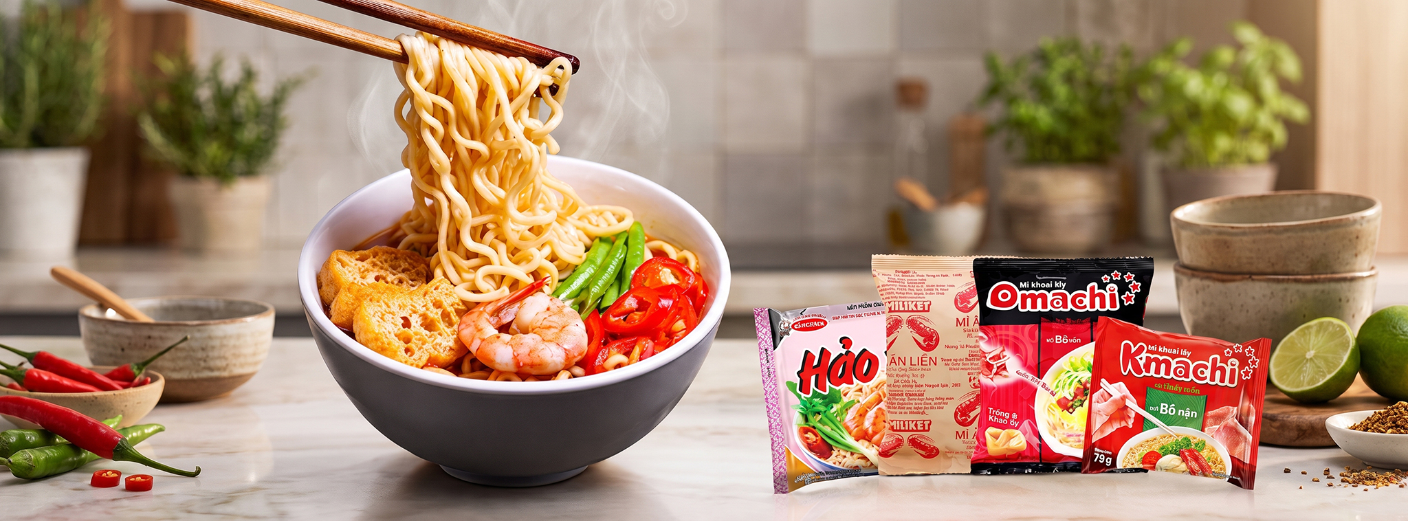 banner gạo - mì - đồ khô