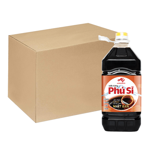 [Thùng] Nước Tương Phú Sĩ Ajinomoto 4.9L x 4 Chai