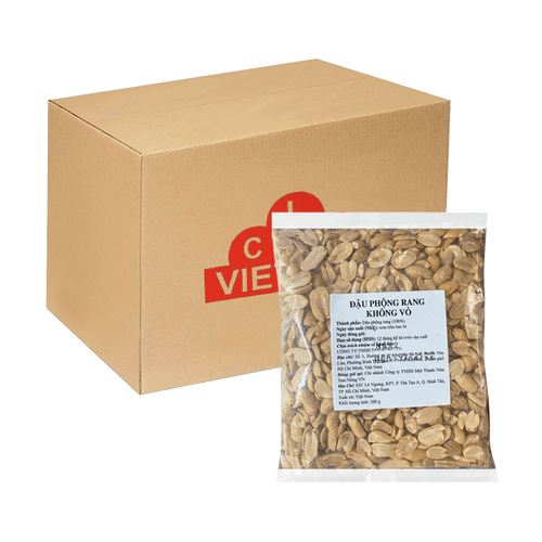 [Thùng] Đậu Phộng Rang Không Vỏ Vietsan 200g x 50 Gói