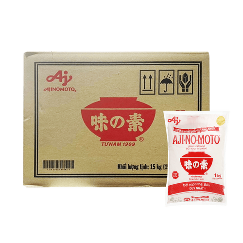 [Thùng] Bột Ngọt Ajinomoto Hạt Lớn 1kg x 15 Gói