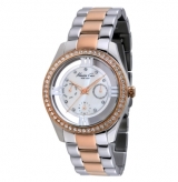 Multifunction Watch with Silver And Rose Gold