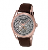 Rose Gold Watch with Mechanical Dial