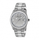 Stainless Steel Watch with Grey Dial