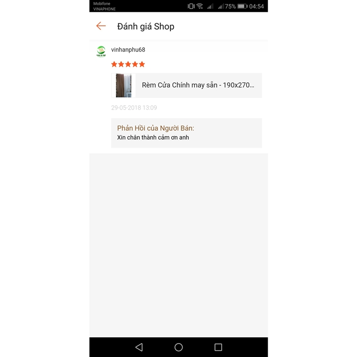 Album tổng hợp phản hồi chất lượng sản phẩm từ Rèm Cửa Hoàng Yên