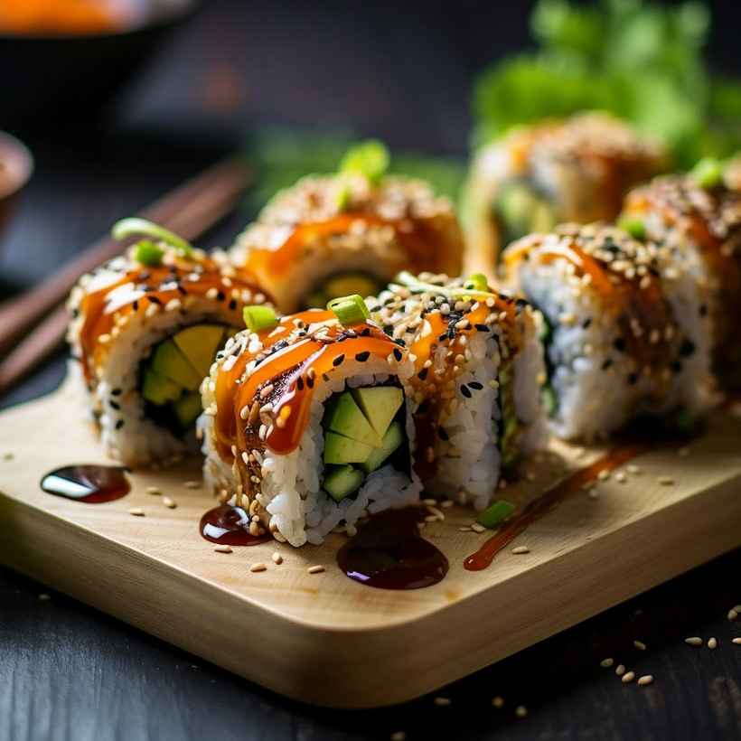 Sushi cuộn bơ
