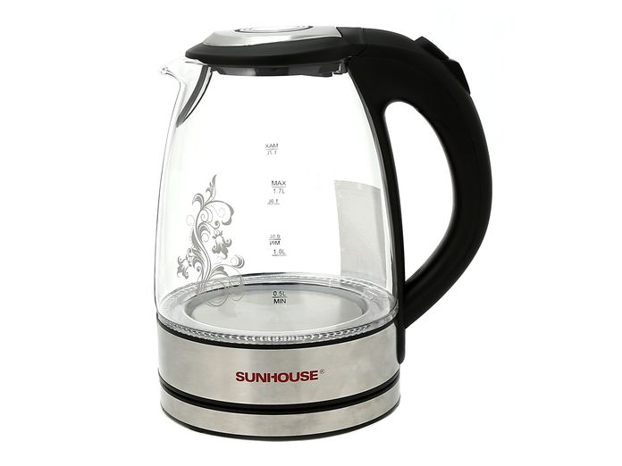 Bình đun siêu tốc thủy tinh Sunhouse 1.7 lít SHD1217