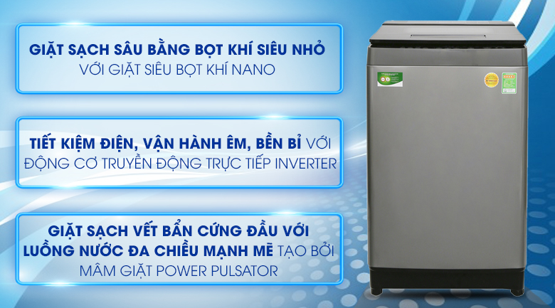 MÁY GIẶT TOSHIBA INVERTER 10 KG AW-DUH1100GV