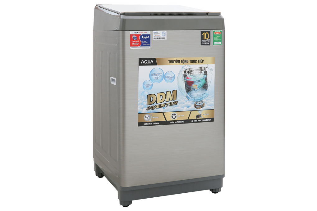 Máy giặt Aqua Inverter 9 Kg AQW-DK90CT S (Model 2019)