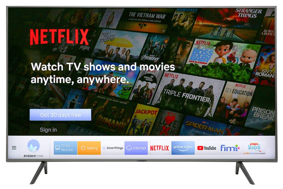 Smart Tivi QLED Samsung 4K 55 inch QA55Q65R - model 2019