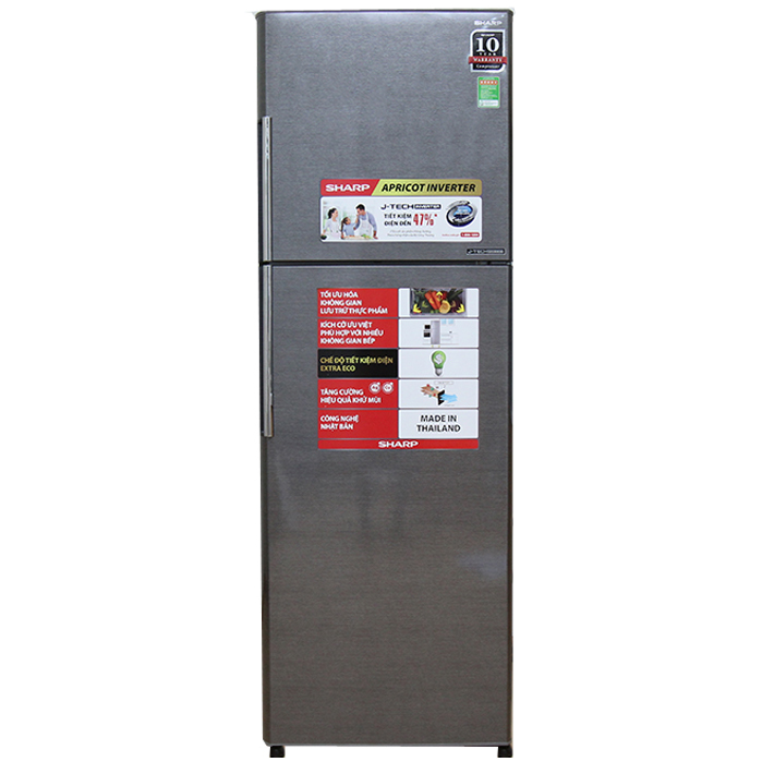 Tủ lạnh Sharp inverter 315 lít SJ-X346E-SL