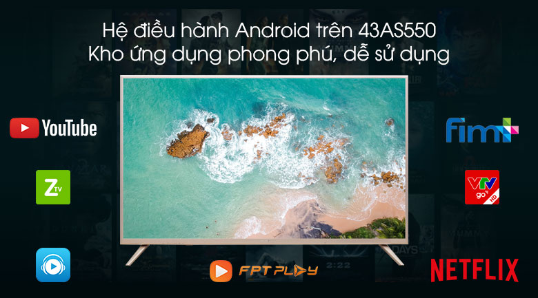 Hệ điều hành Android Tivi thân thiện Hệ điều hành Android Tivi thân thiện