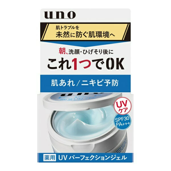 Kem dưỡng trắng da ban ngày kiềm dầu cho nam Uno UV Perfection Gel 80g