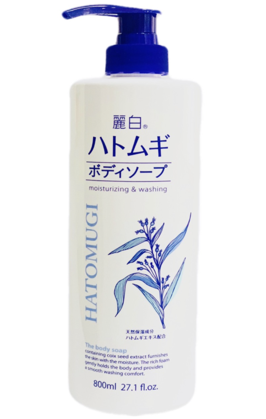 Sữa Tắm Trắng Sáng Da Hatomugi Chiết Xuất Hạt Ý Dĩ 800 mL