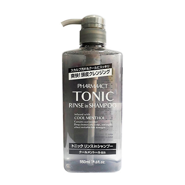 Dầu Gội Nam - Dầu Gội Bạc Hà Pharmaact Cool Tonic Menthol 550ml 