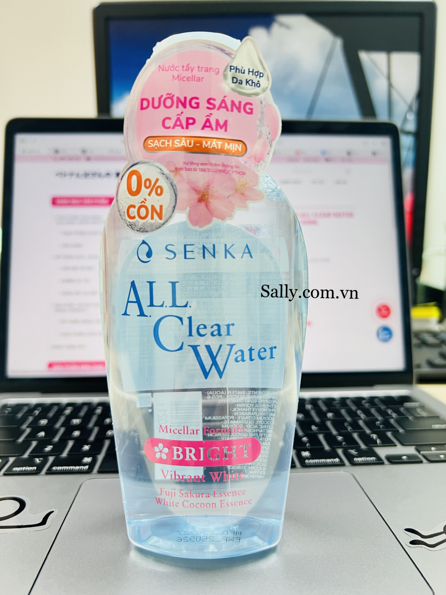 Nước Tẩy Trang All Clear Water Senka Trắng Da 230ML