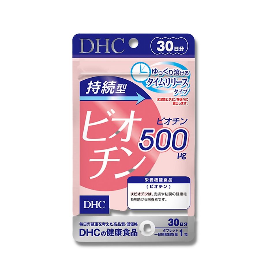 Viên Uống DHC Biotin Ngăn Rụng Tóc 30 Ngày (30 Viên) Sustained Release Biotin