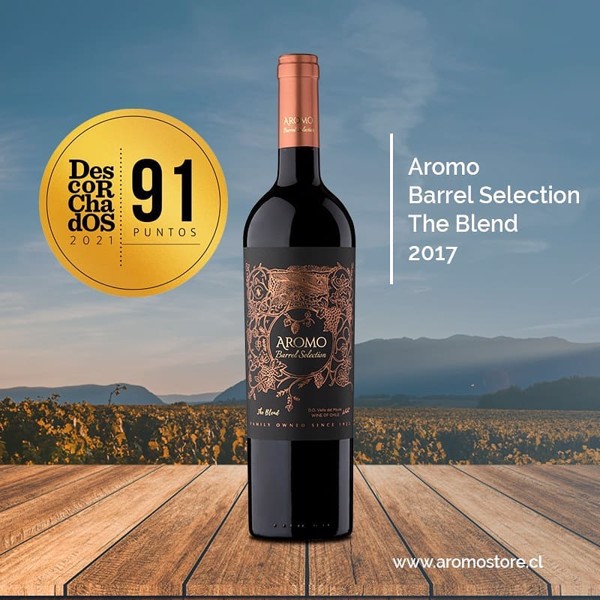 Rượu vang đỏ Aromo Barrel Selection 14.5%/Vol - Cabernet Sauvignon (80%), Carmenere (15%), Petit verdot (5%)