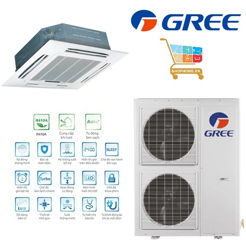 Máy lạnh âm trần Gree 4 HP GKH36K3BI