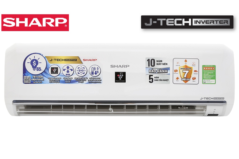 Máy lạnh Sharp Inverter 1.5 HP AH-XP13UHW