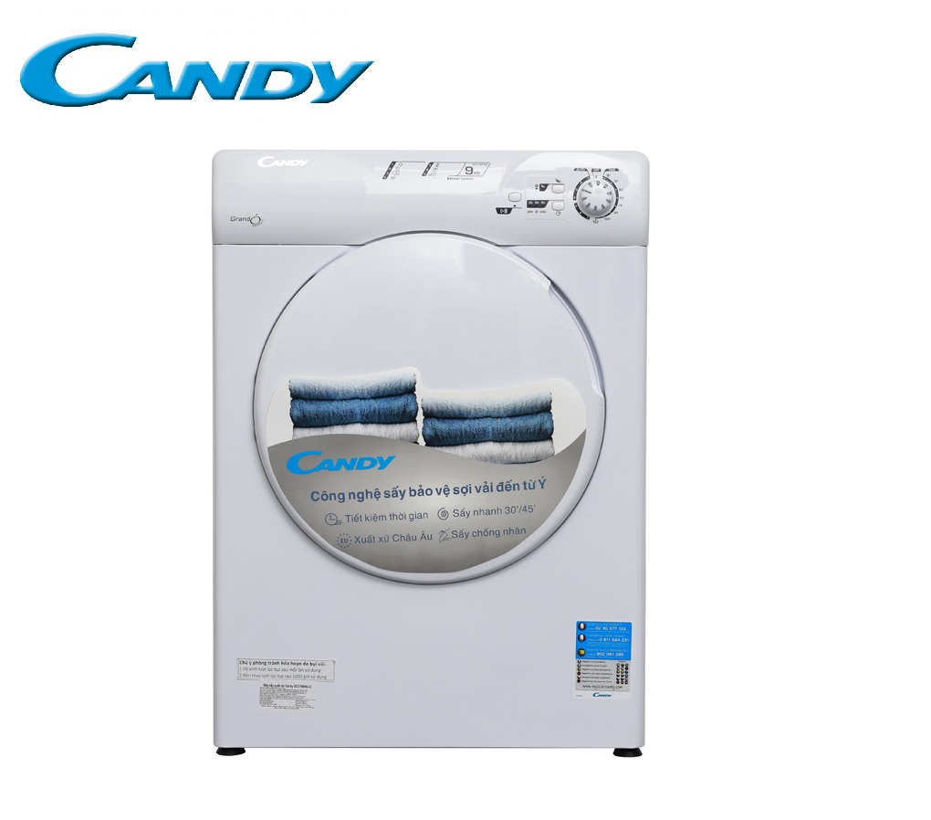 Máy sấy quần áo Candy 9kg GCV 590NC-S