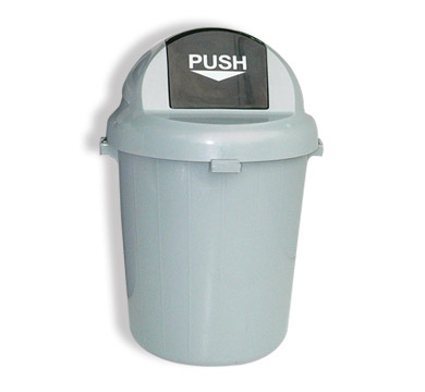 Thùng rác nhựa 100L Half-round Head Dustbin B-107