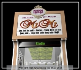 Phối cảnh mặt dựng quảng cáo shop mimi