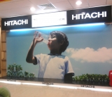 Nội thất gian hàng Hitachi 2