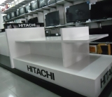 Nội thất gian hàng Hitachi
