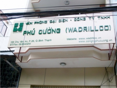 Bảng hiệu Phú Cường