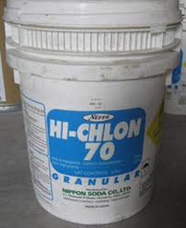 Soda ash light, Sút vẩy, chlorine Nippon 70%