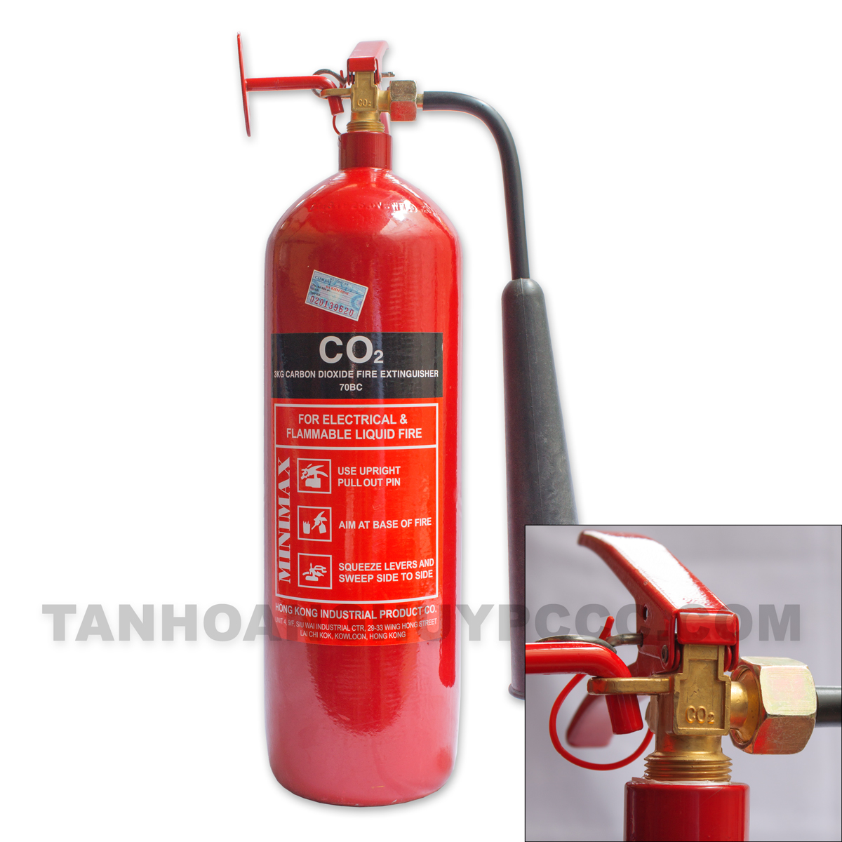 Bình chữa lửa khí CO2-2 kg