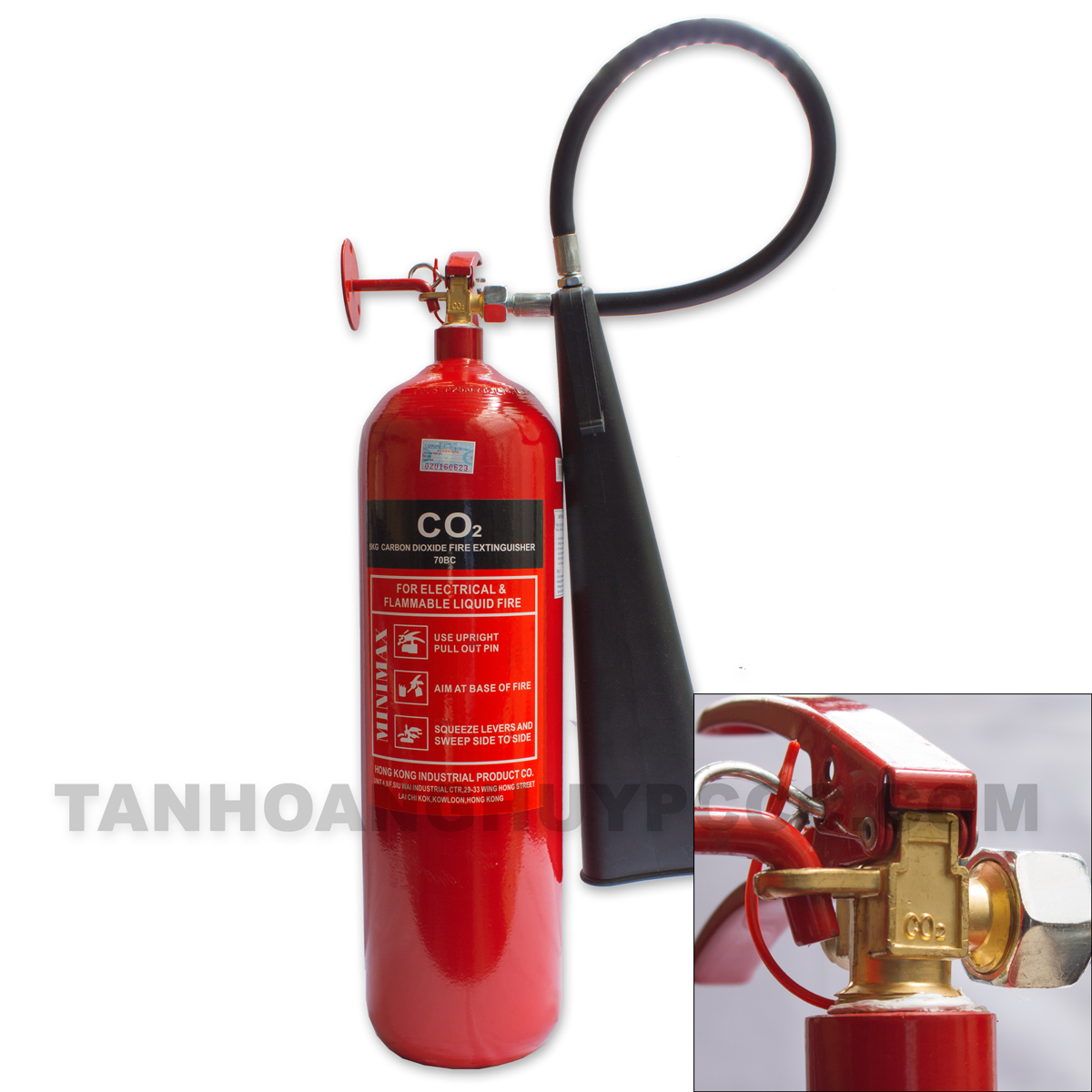 Bình chữa lửa khí CO2-5 kg