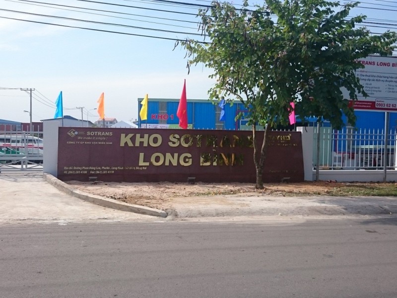 Khánh thành tổng kho Tây Hồ (kho SOTRANS – Long Bình, Biên Hòa, Đồng Nai)