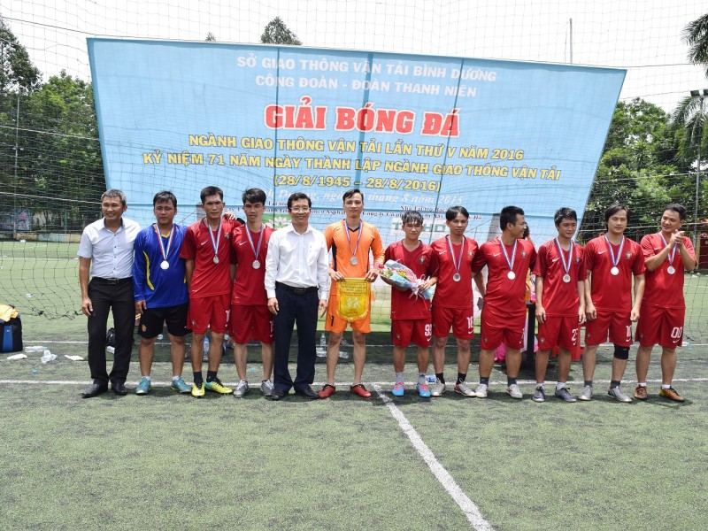 Friendly Football tournament organized by Binh Duong Department of Transportation