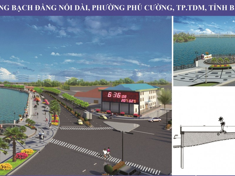 Động thổ gói thầu số 2 thuộc Dự án xây dựng đường Bạch Đằng nối dài ( Bình Dương )