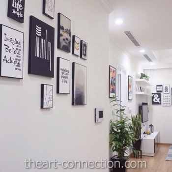 Thi công tranh nghệ thuật tại nhà phố tại Quận 7