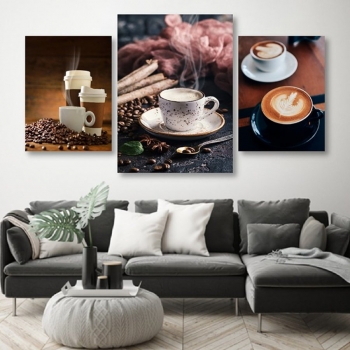 Tranh Gỗ Treo Tường Hương Vị Coffee 2