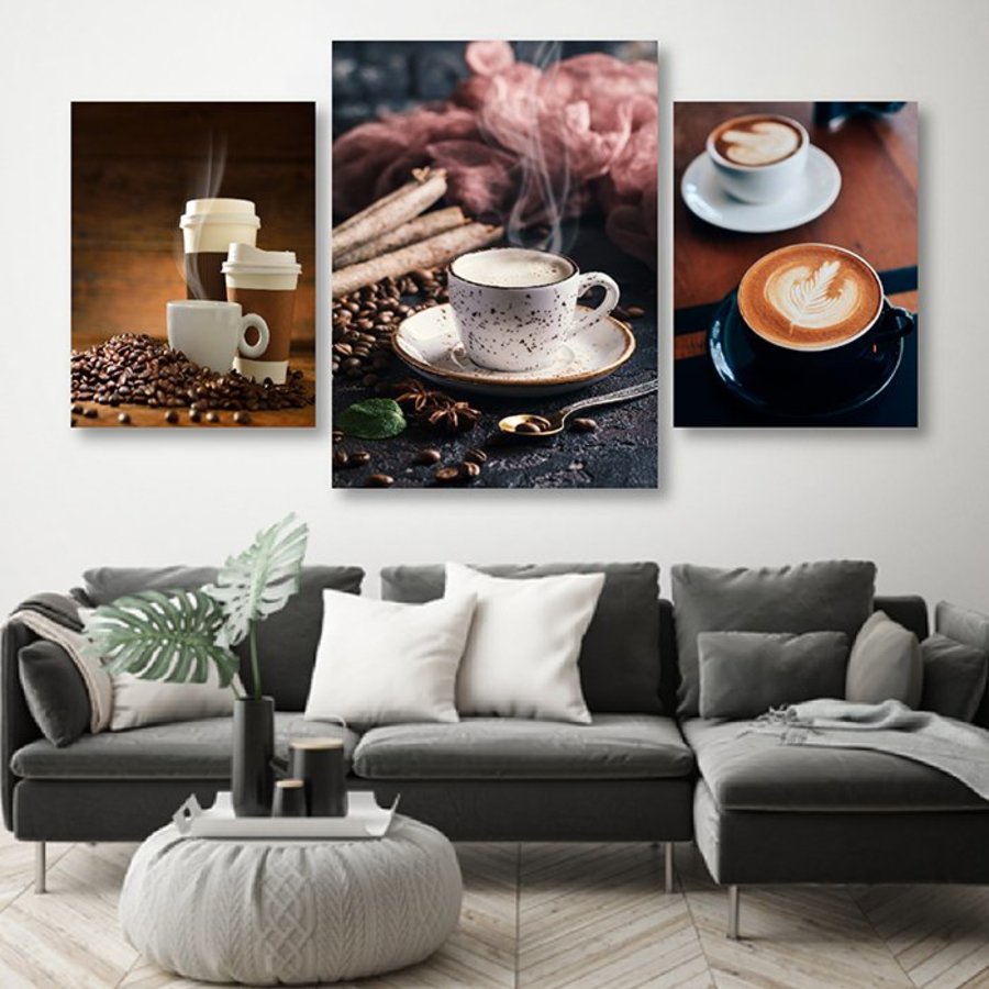 Tranh Gỗ Treo Tường Hương Vị Coffee 2