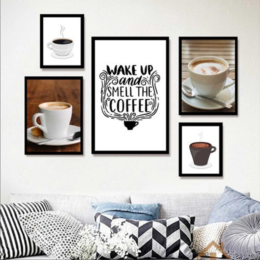 Tranh Gỗ Wake Up And Smell The Coffee