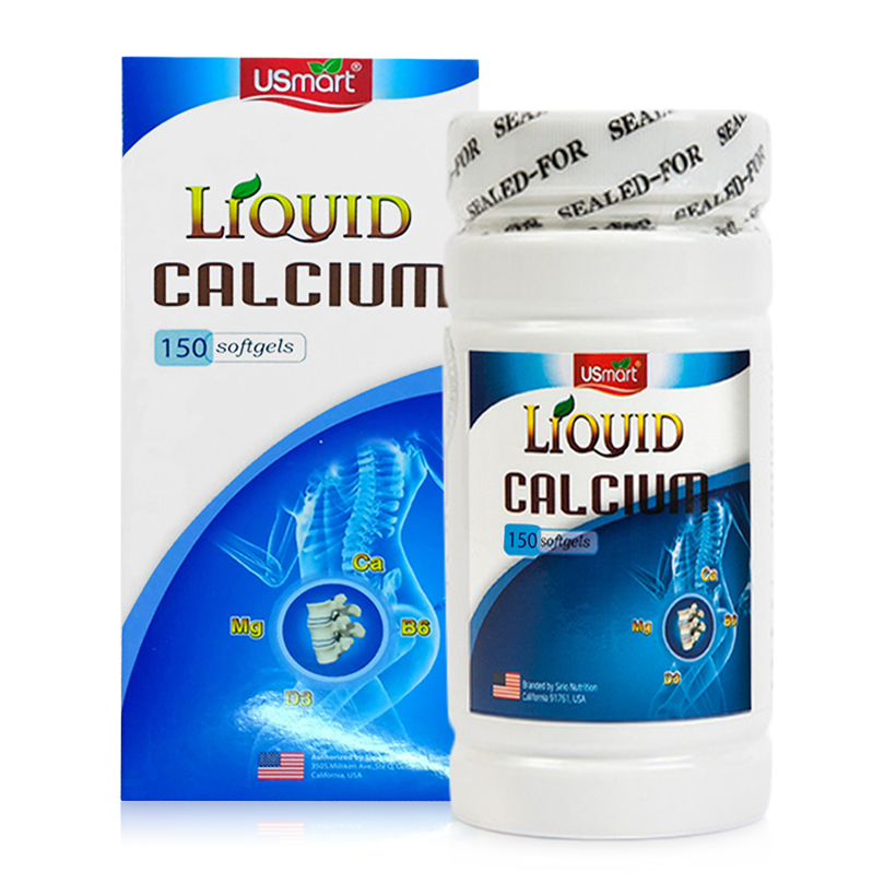 Thực phẩm chức năng bổ sung Canxi Liquid Calcium 150 viên
