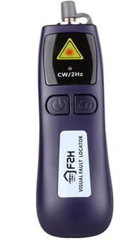 Spot light detects the break point of the VLS-8-1 fiber optic cable