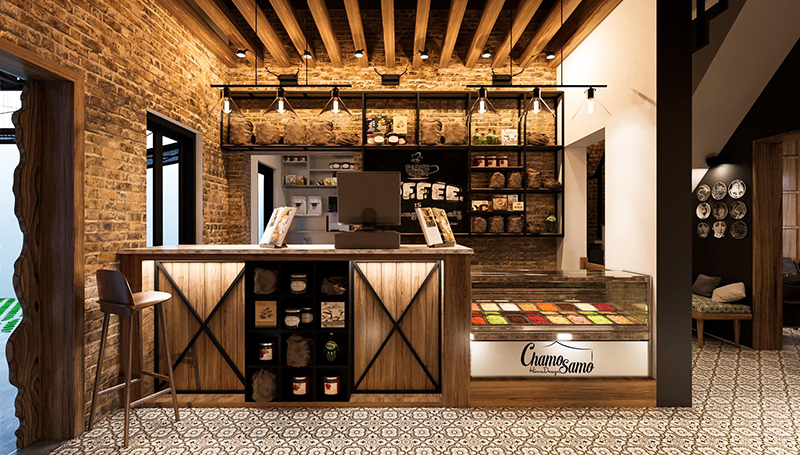 Quán cafe Chamo Samo