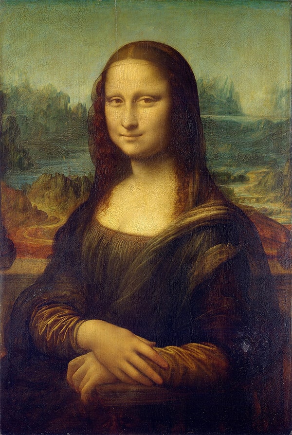 tranh canvas mona lisa