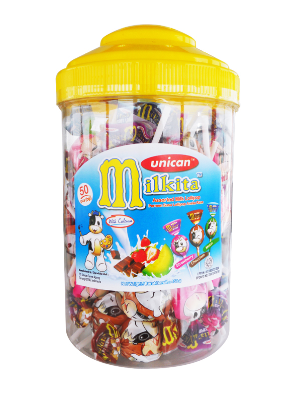   Kẹo Sữa hỗn hợp que Milkita  Túi 135g