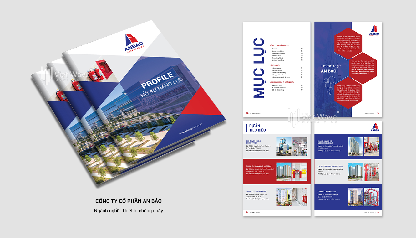 THIẾT KẾ HỒ SƠ NĂNG LỰC NGÀNH THIẾT BỊ CHỐNG CHÁY – CHÌA KHÓA TẠO DỰNG NIỀM TIN 