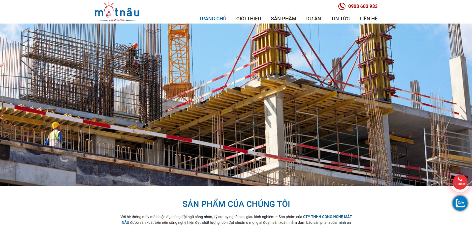 TÌM HIỂU VỀ THIẾT KẾ WEBSITE NGÀNH XÂY DỰNG - TỐI ƯU VÀ HIỆU QUẢ