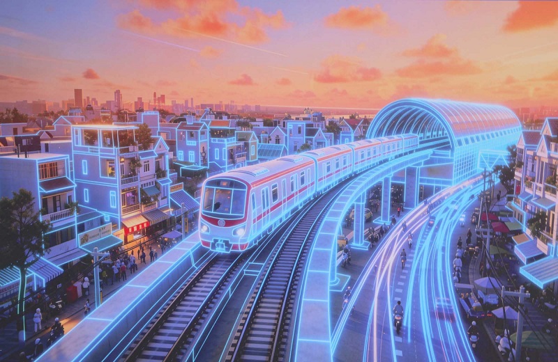 Một liên danh đề xuất làm metro 2 đoạn Tham Lương - An Hạ - khu đô thị Tây Bắc