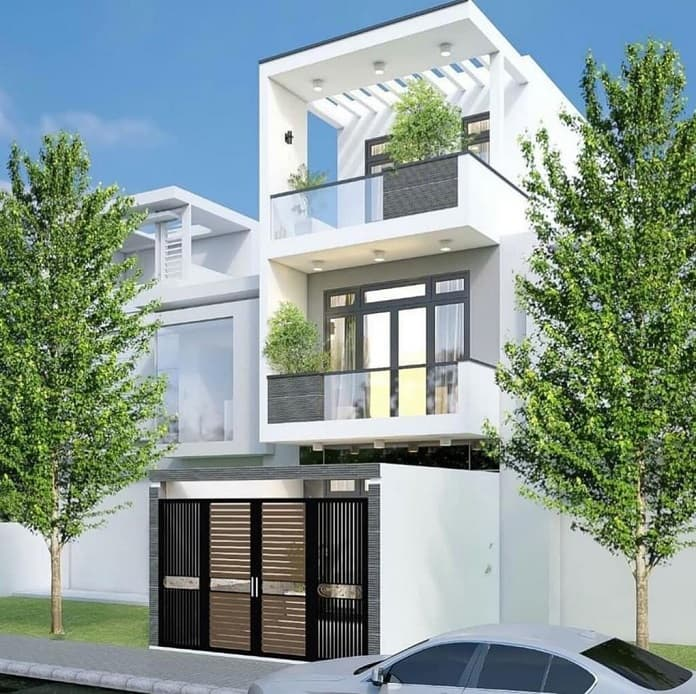 Tham khảo mẫu nhà 1 trệt 2 lầu cực đẹp với chi phí thấp